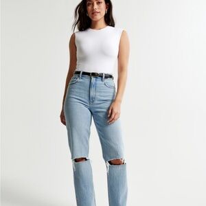 Abercrombie & Fitch ultra high rise ankle straight